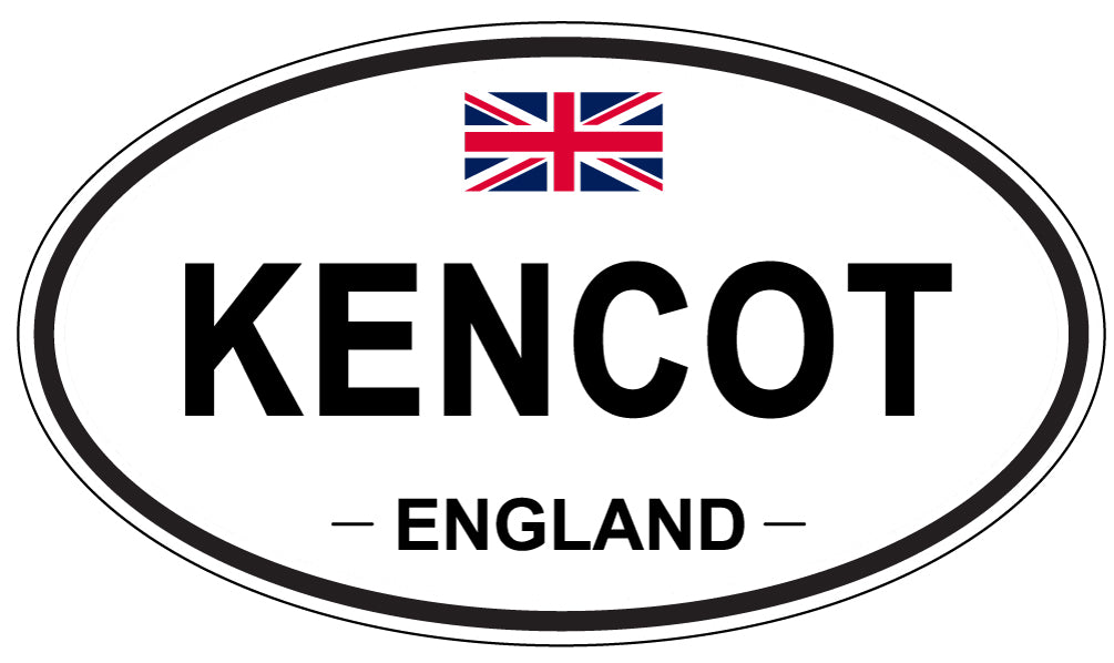 KENCOT, England - Oval Magnet