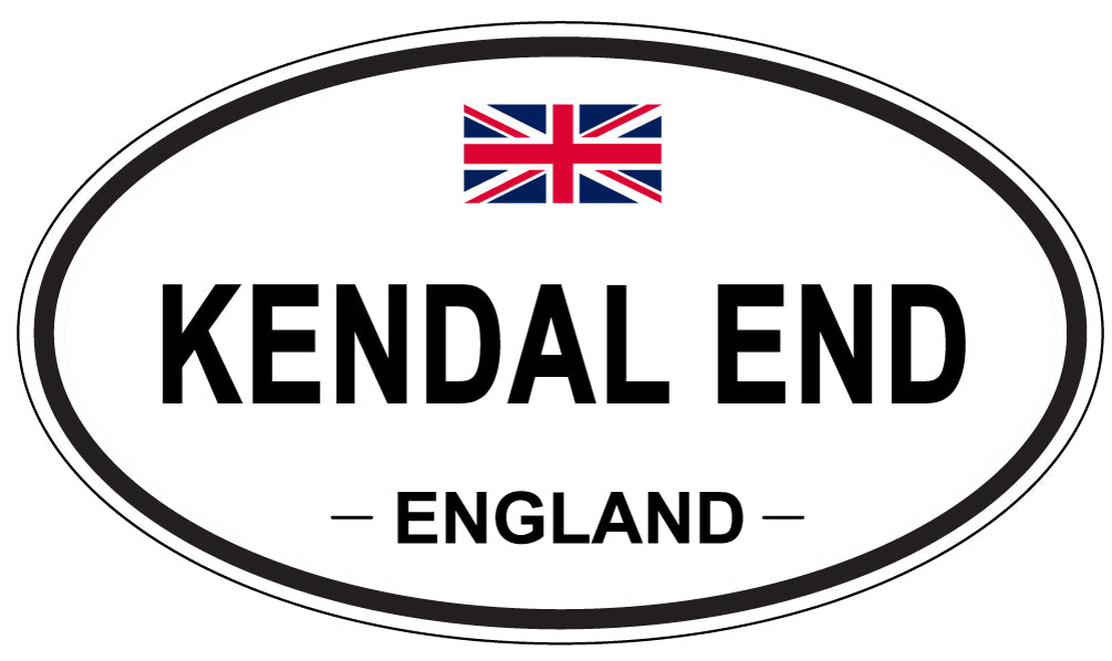 KENDAL END, England - Oval Magnet