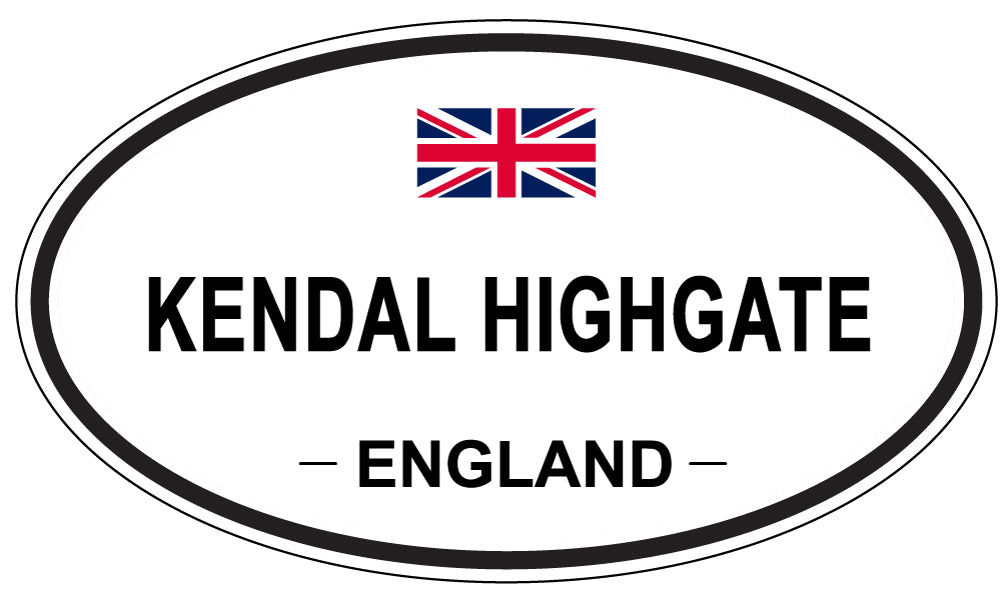 KENDAL HIGHGATE, England - Oval Magnet