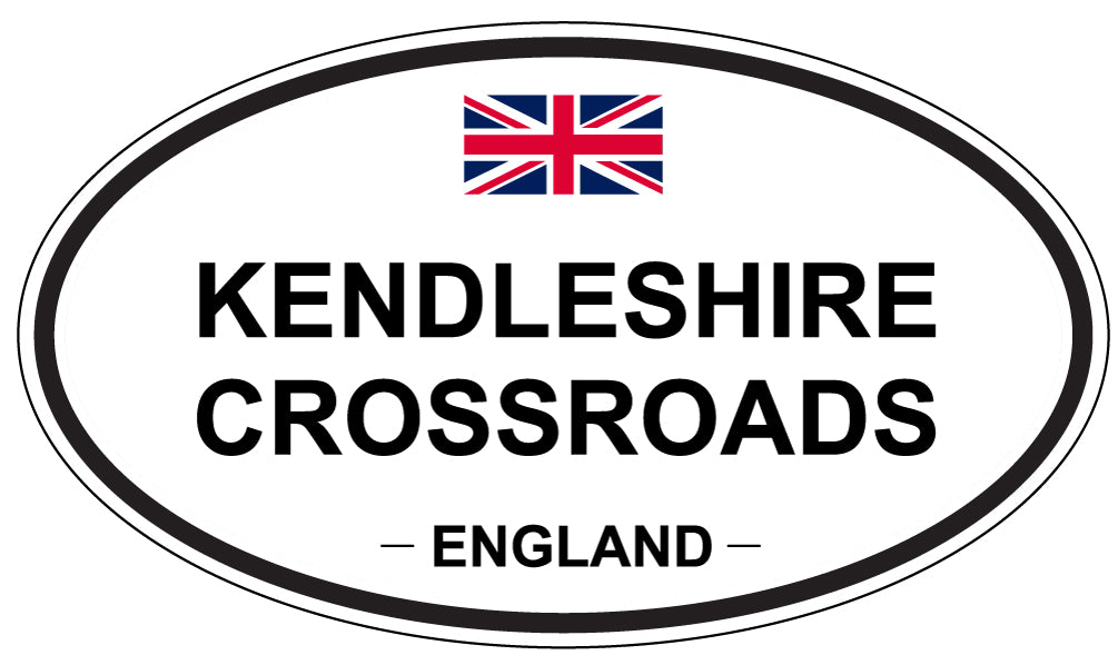 KENDLESHIRE CROSSROADS, England - Oval Magnet