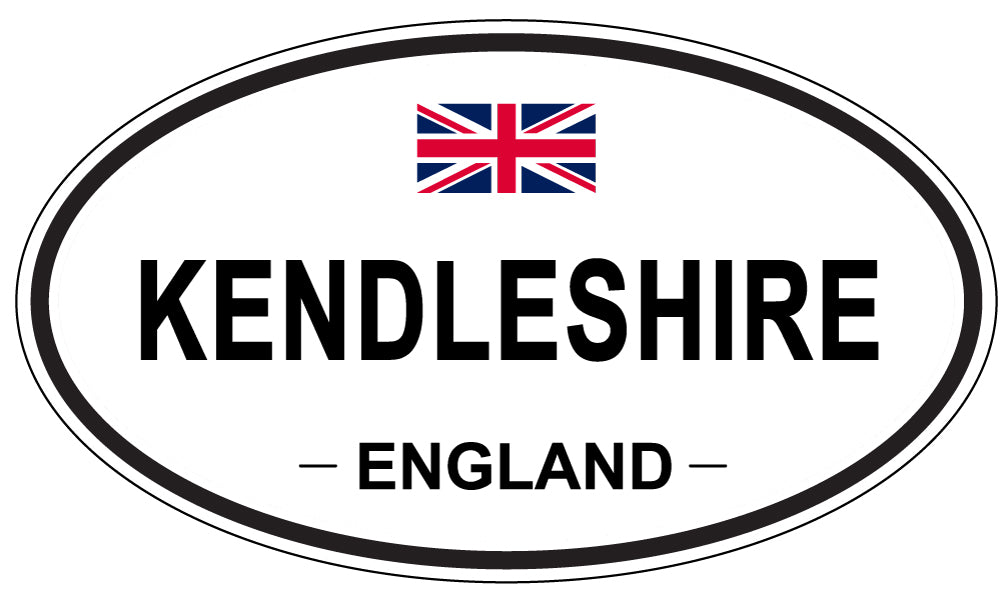 KENDLESHIRE, England - Oval Magnet