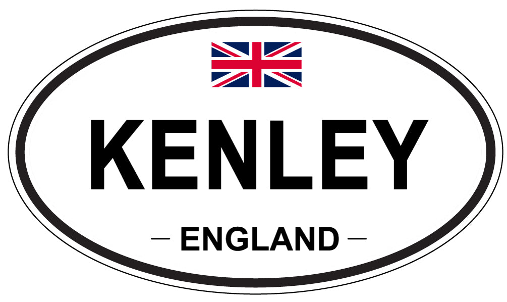 KENLEY, England - Oval Magnet