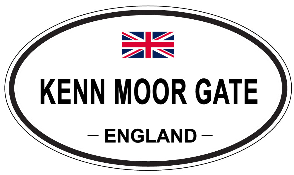 KENN MOOR GATE, England - Oval Magnet