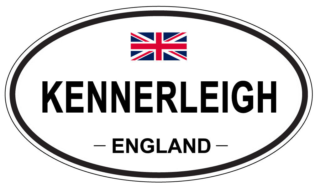 KENNERLEIGH, ENGLAND - Oval Sticker