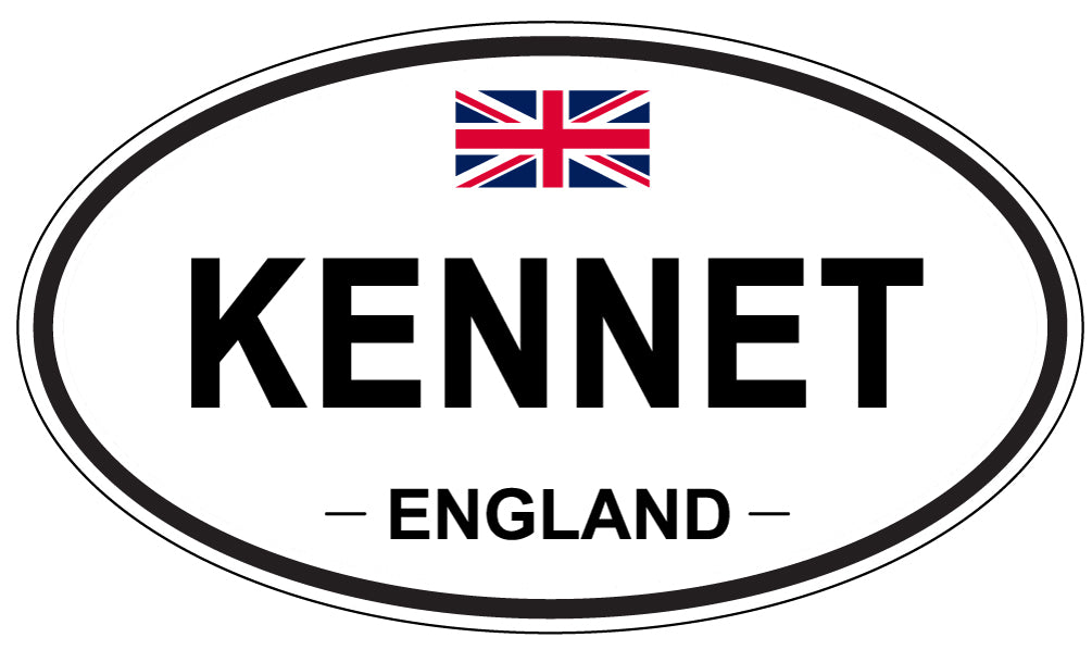 KENNET, ENGLAND - Oval Sticker