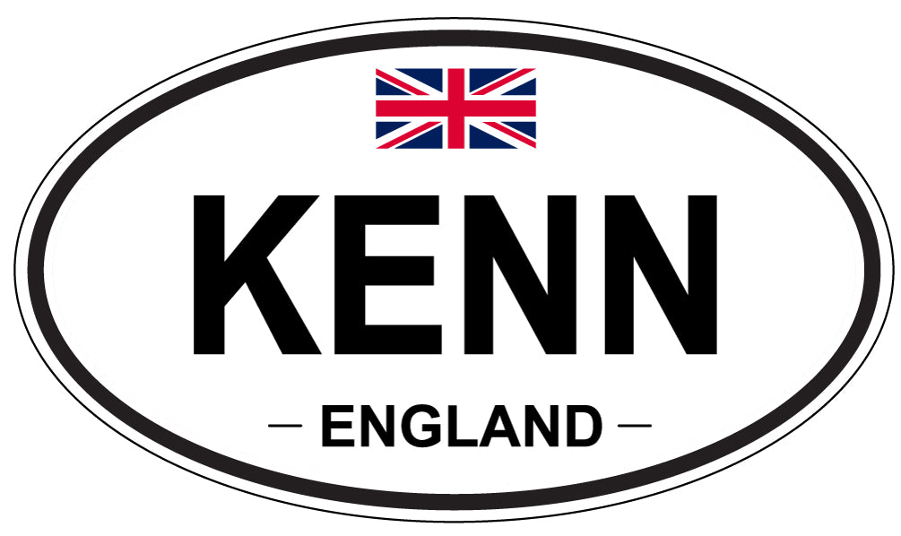 KENN, England - Oval Magnet