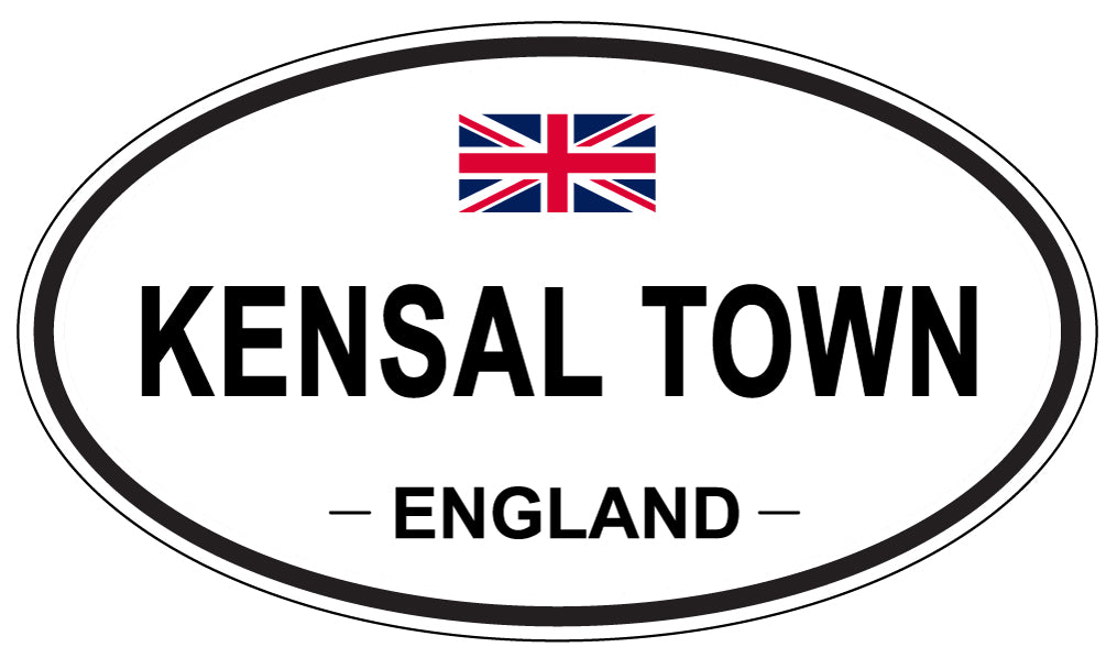 KENSAL TOWN, England - Oval Magnet