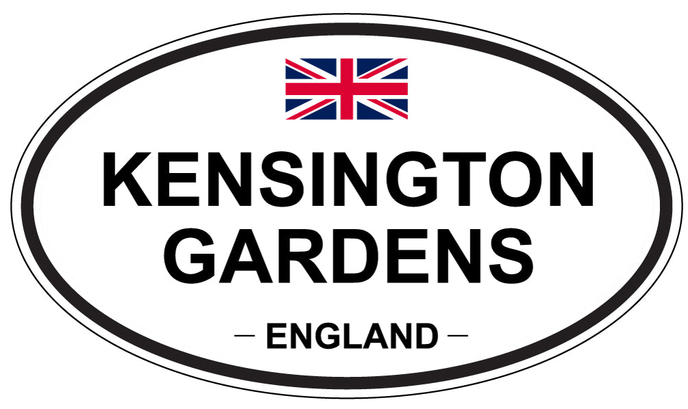 KENSINGTON GARDENS, England - Oval Magnet