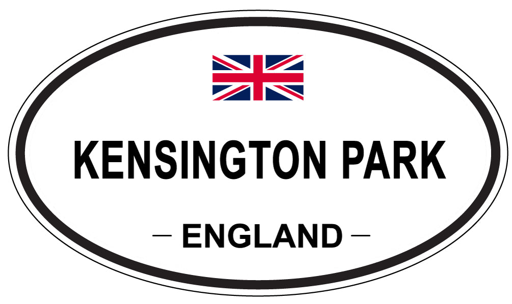 KENSINGTON PARK, England - Oval Magnet