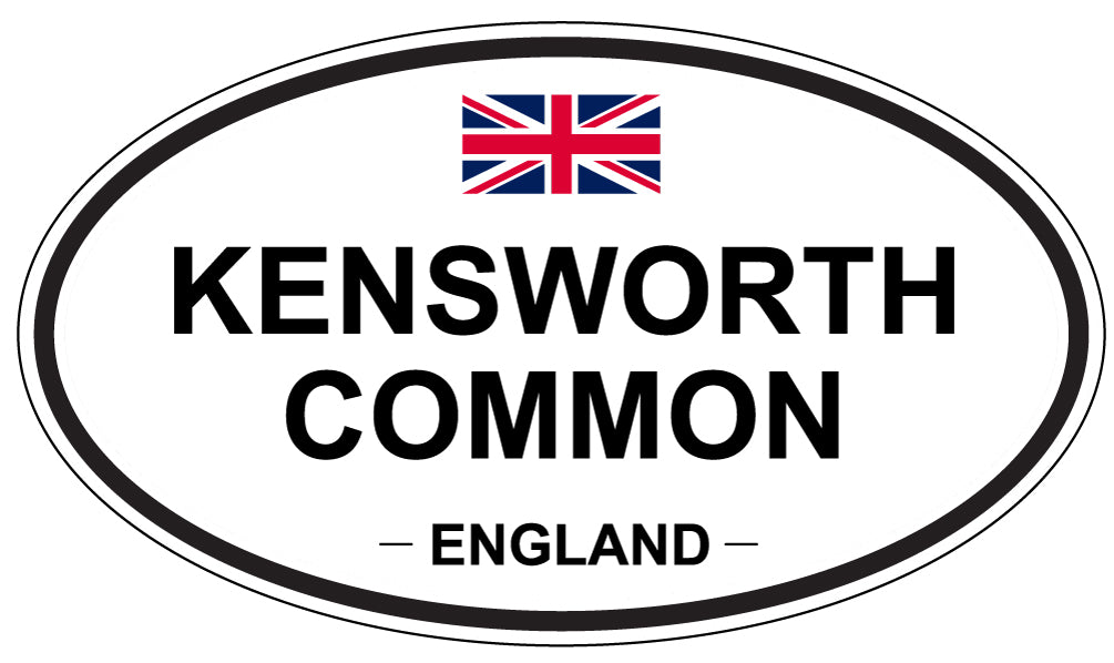 KENSWORTH COMMON, ENGLAND - Oval Sticker