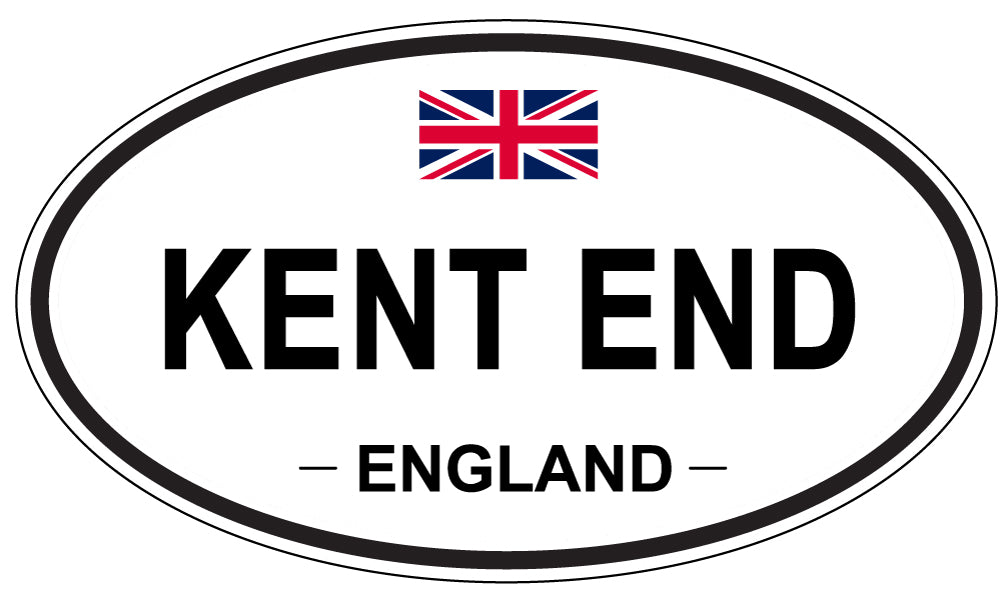 KENT END, England - Oval Magnet