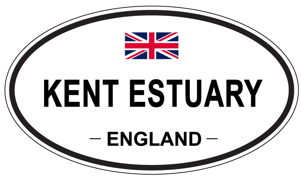 KENT ESTUARY, England - Oval Magnet