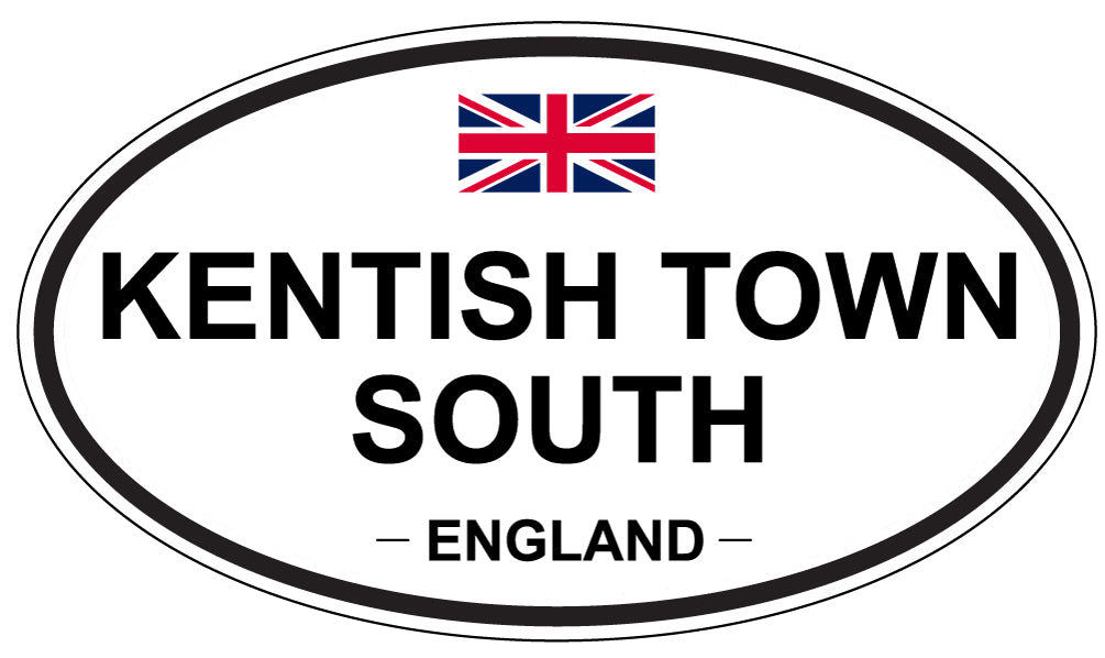 KENTISH TOWN SOUTH, England - Oval Magnet