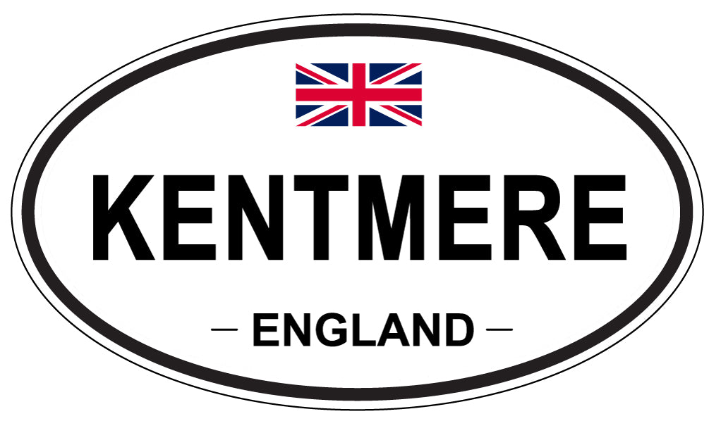 KENTMERE, ENGLAND - Oval Sticker