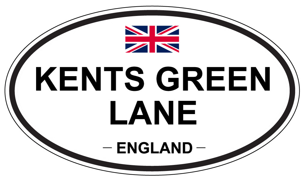 KENTS GREEN LANE, England - Oval Magnet