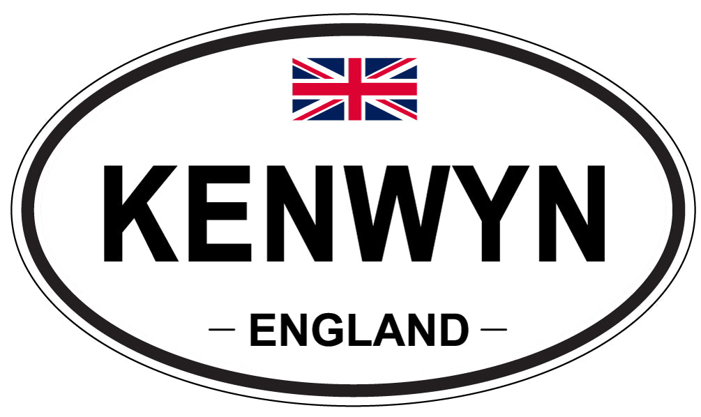 KENWYN, England - Oval Magnet