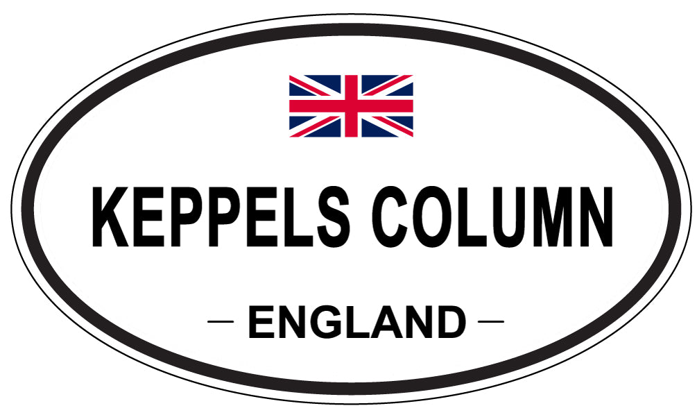 KEPPELS COLUMN, England - Oval Magnet