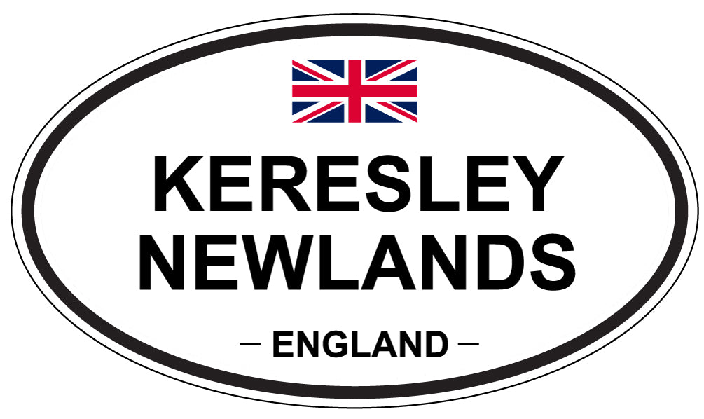 KERESLEY NEWLANDS, ENGLAND - Oval Sticker