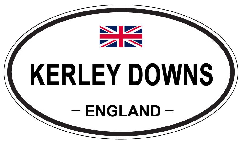 KERLEY DOWNS, England - Oval Magnet