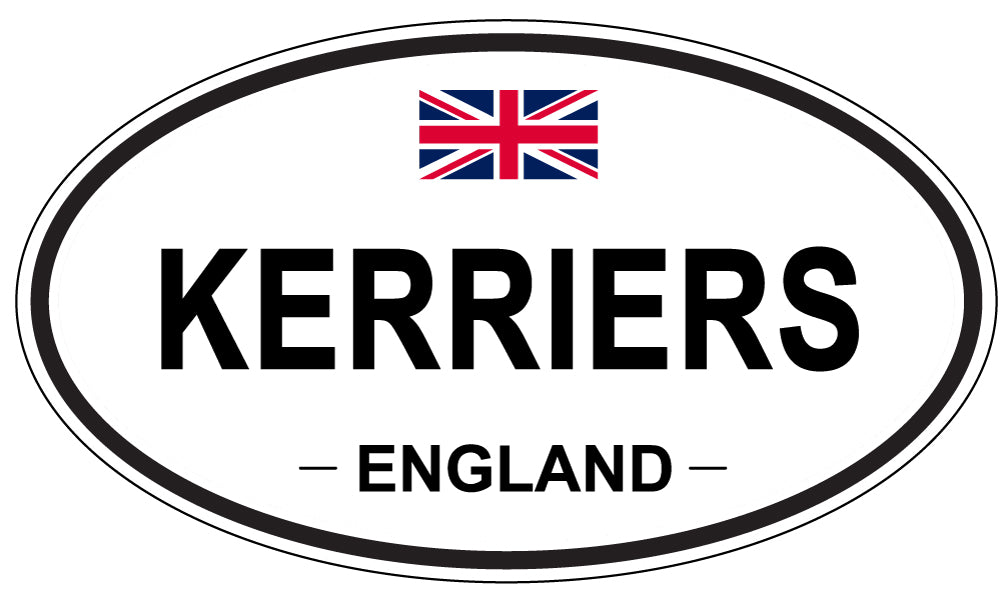 KERRIERS, England - Oval Magnet