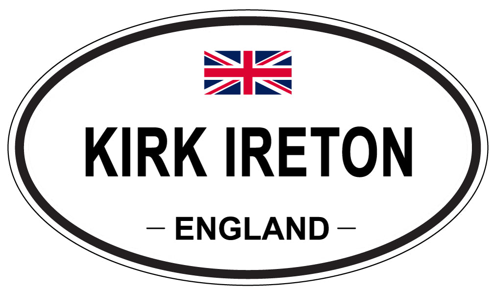 KIRK IRETON, ENGLAND - Oval Sticker
