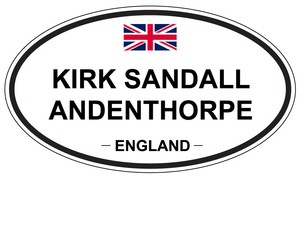 KIRK SANDALL ANDENTHORPE, England - Oval Magnet