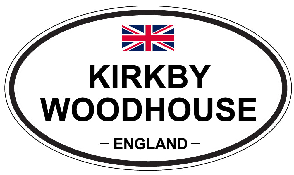 KIRKBY WOODHOUSE, England - Oval Magnet