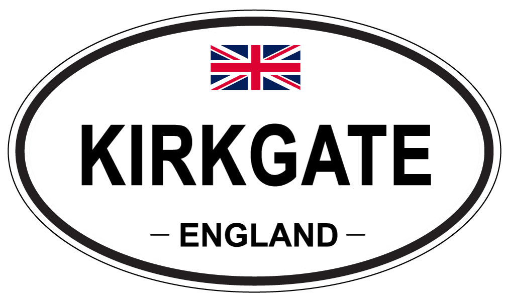 KIRKGATE, England - Oval Magnet
