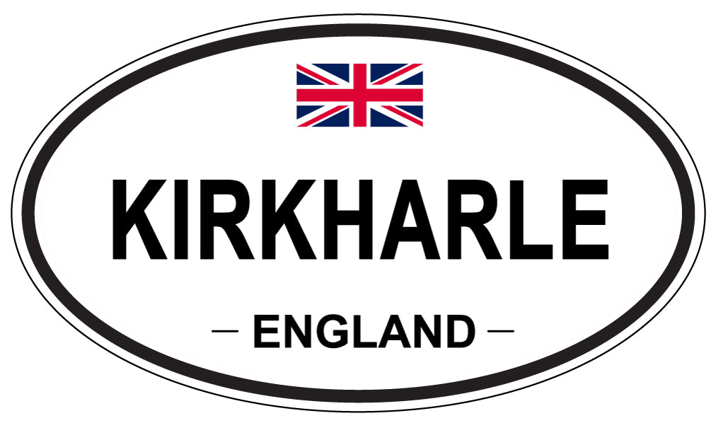 KIRKHARLE, England - Oval Magnet