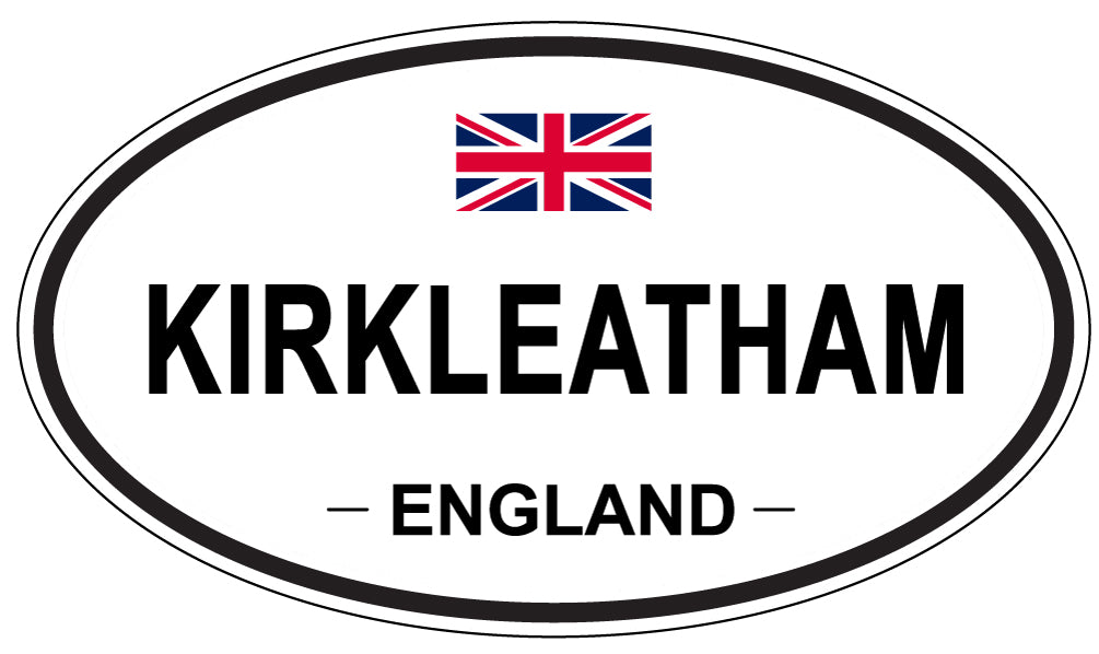 KIRKLEATHAM, ENGLAND - Oval Sticker