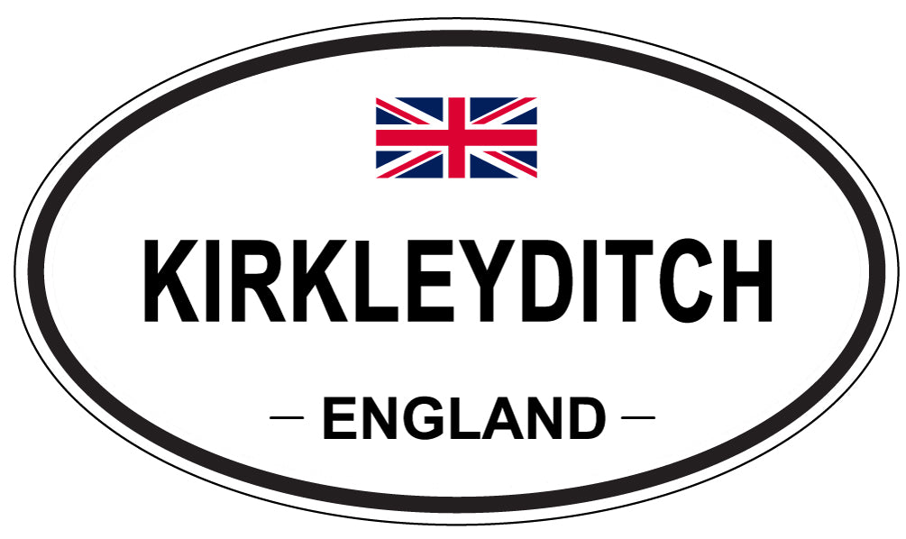 KIRKLEYDITCH, England - Oval Magnet