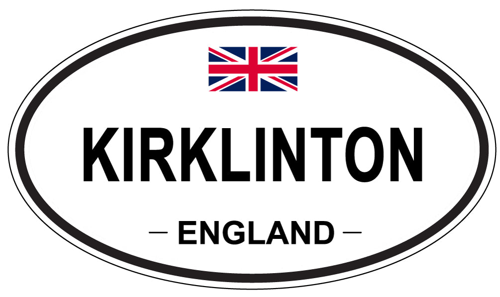KIRKLINTON, ENGLAND - Oval Sticker