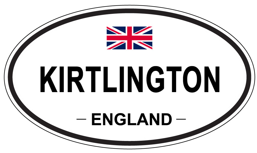 KIRTLINGTON, ENGLAND - Oval Sticker