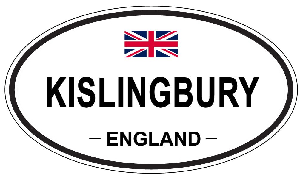 KISLINGBURY, ENGLAND - Oval Sticker