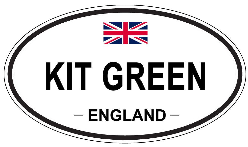 KIT GREEN, England - Oval Magnet