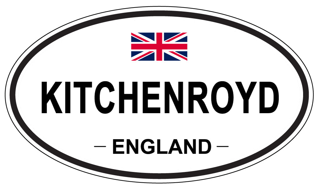 KITCHENROYD, England - Oval Magnet