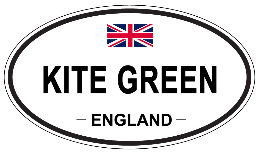 KITE GREEN, ENGLAND - Oval Sticker