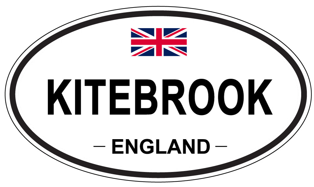 KITEBROOK, England - Oval Magnet