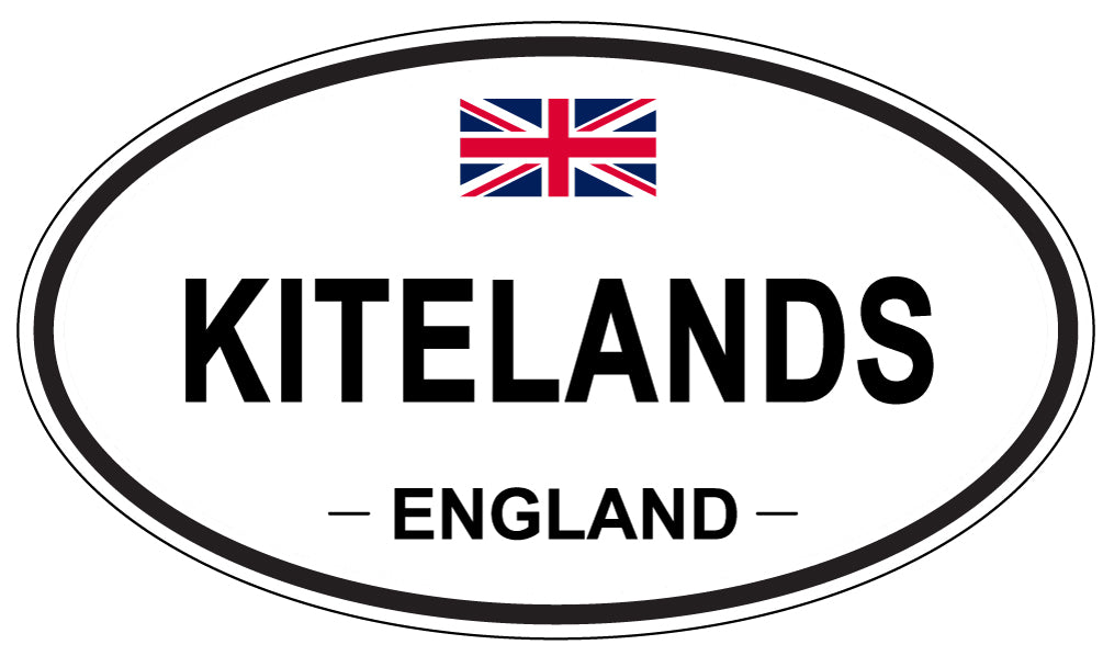 KITELANDS, England - Oval Magnet