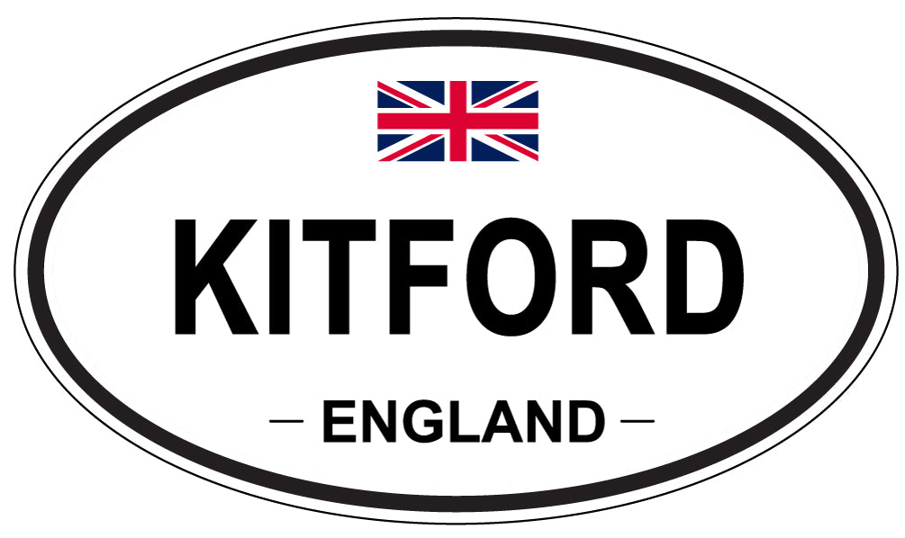 KITFORD, England - Oval Magnet