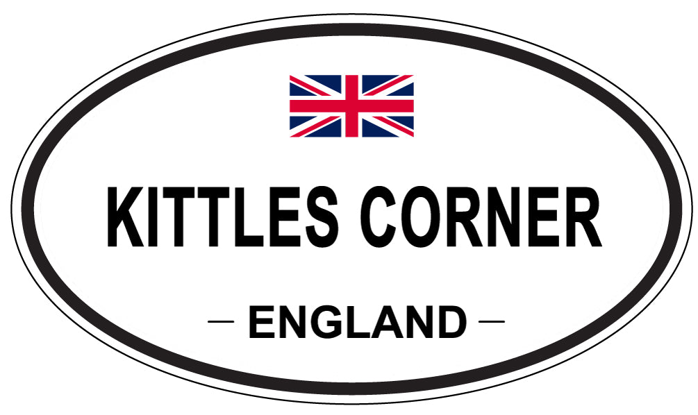 KITTLES CORNER, England - Oval Magnet