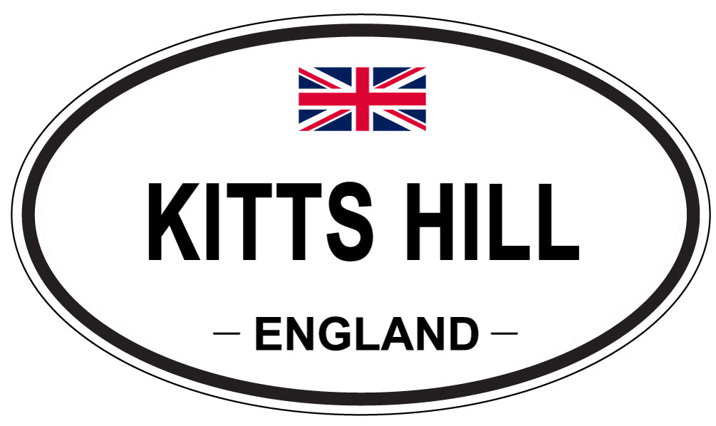 KITTS HILL, England - Oval Magnet