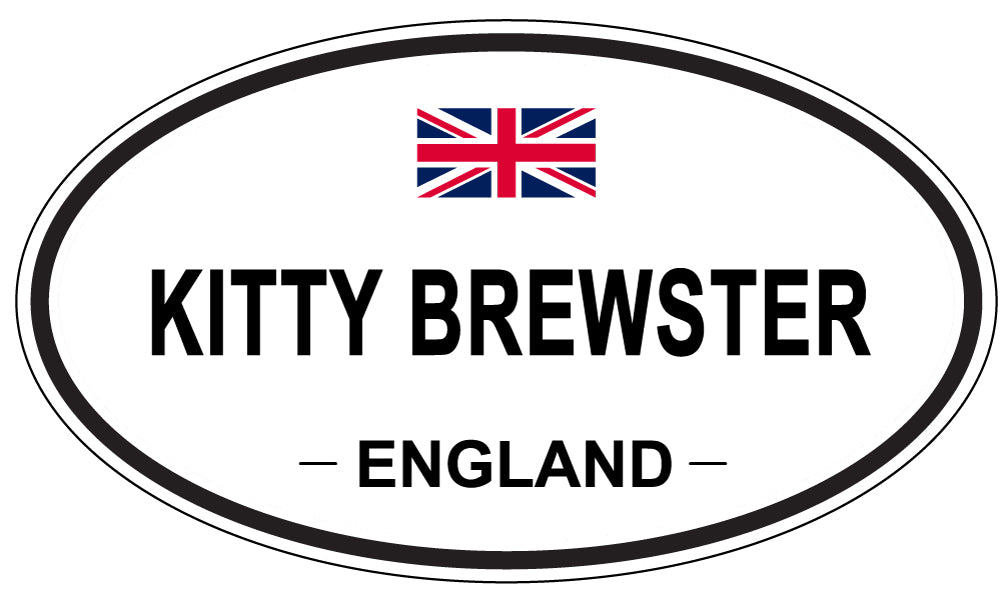 KITTY BREWSTER, England - Oval Magnet