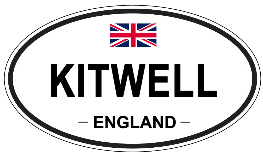 KITWELL, England - Oval Magnet