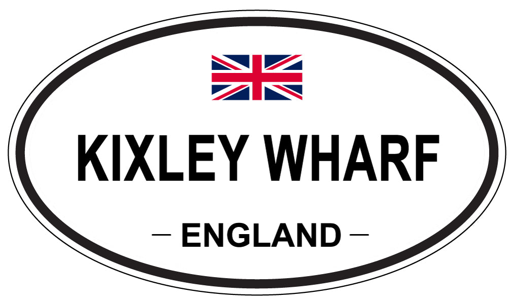 KIXLEY WHARF, England - Oval Magnet