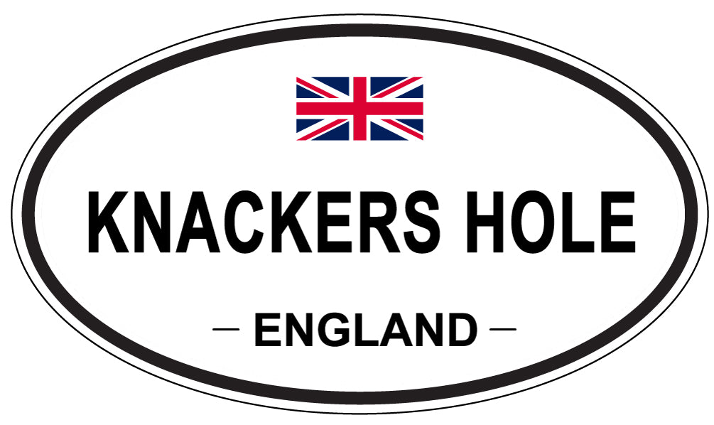 KNACKERS HOLE, England - Oval Magnet