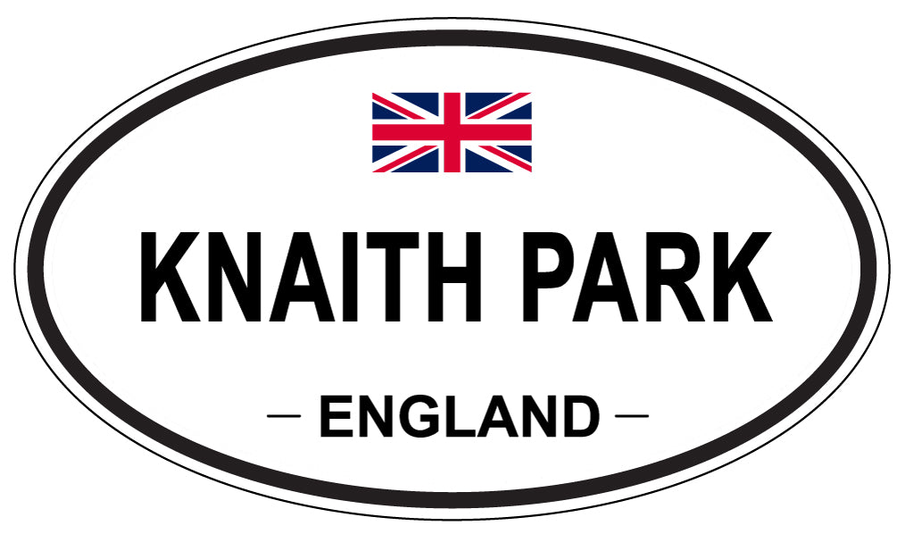 KNAITH PARK, England - Oval Magnet