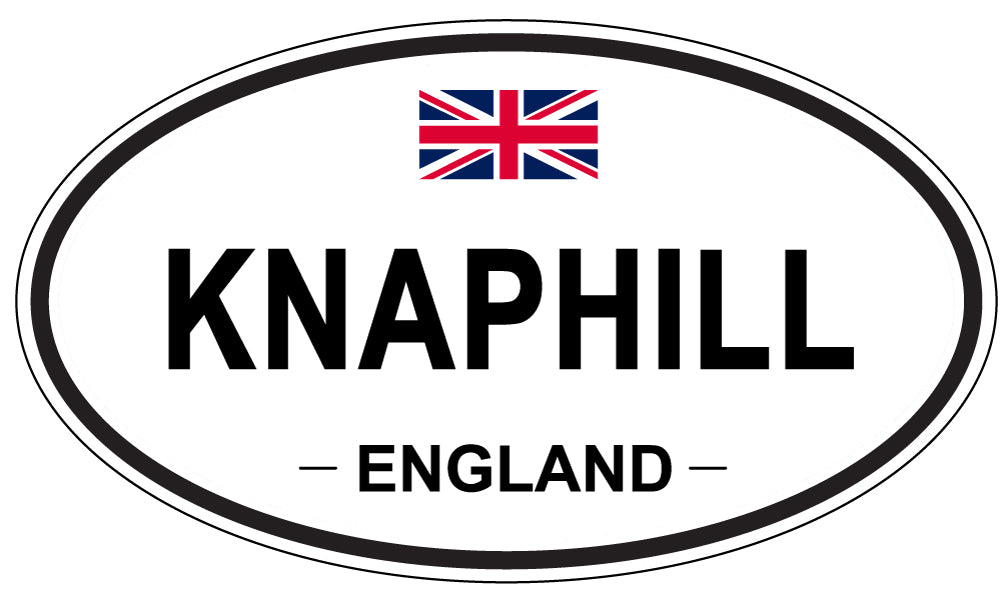KNAPHILL, England - Oval Magnet