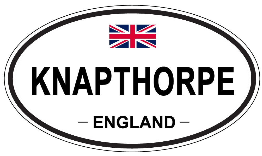KNAPTHORPE, ENGLAND - Oval Sticker
