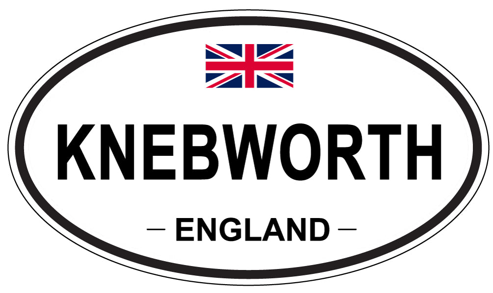 KNEBWORTH, ENGLAND - Oval Sticker